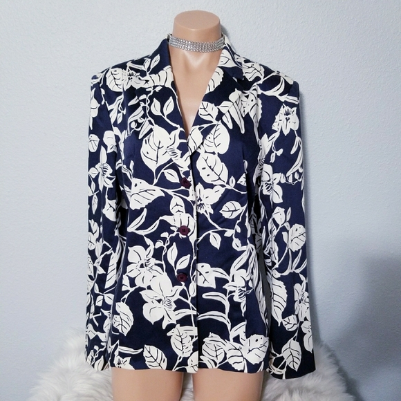 Kasper Jackets & Blazers - Vintage 90's Kasper print jacket blazer 16